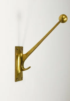 Online Pamono Art Nouveau Brass Wall Hook by Adolf Loos for Knize & Comp. Vienna, Austria, 1909