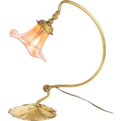 Online Pamono Art Nouveau Bronze Lamp from C.Berlier, Lyon, 1900s