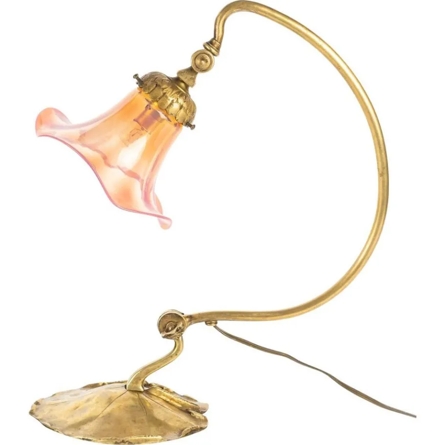 Online Pamono Art Nouveau Bronze Lamp from C.Berlier, Lyon, 1900s