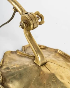 Online Pamono Art Nouveau Bronze Lamp from C.Berlier, Lyon, 1900s