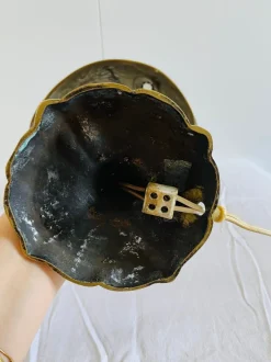 Online Pamono Art Nouveau Bronze Table Lamp attributed to Georges Leleu, Early 20th Century