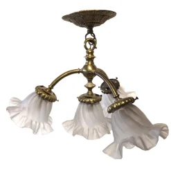 Clearance Pamono Art Nouveau Ceiling Light