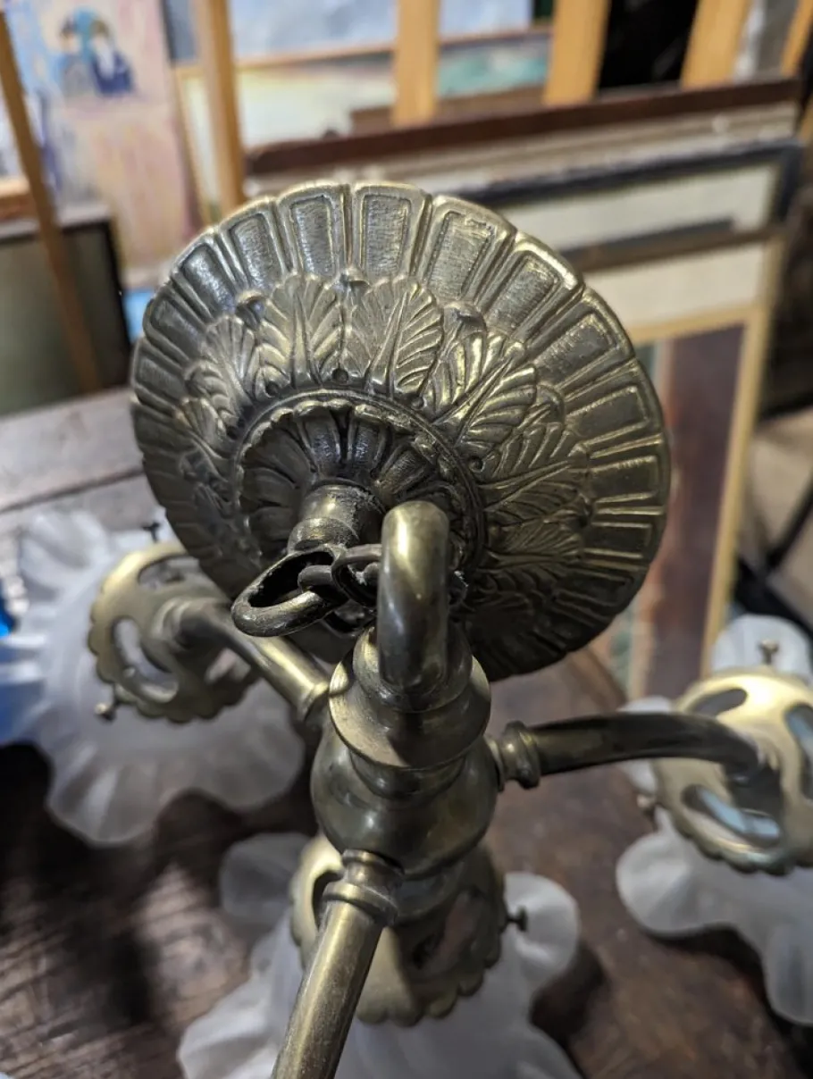 Clearance Pamono Art Nouveau Ceiling Light