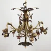 Online Pamono Art Nouveau Chandelier in Copper and Brass, 1890s