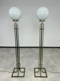 Online Pamono Art Nouveau Floor Lamps by Adolf Loos, 1950s, Set of 2