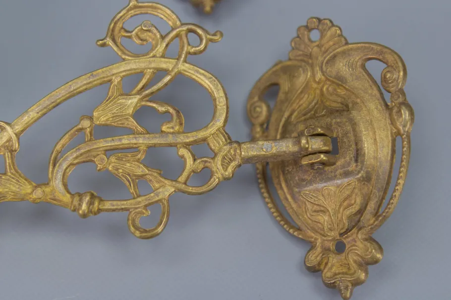 Clearance Pamono Art Nouveau French Piano Candleholders, 1950s, Set of 2