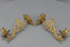 Clearance Pamono Art Nouveau French Piano Candleholders, 1950s, Set of 2