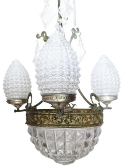 Best Pamono Art Nouveau Lamp, 1890s