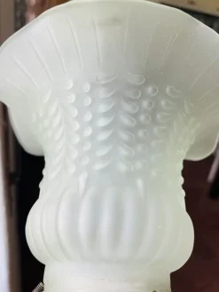 Hot Pamono Art Nouveau Style Brass and Frosted Glass Tulips Wall Lights, 1960s, Set of 2