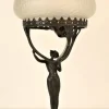 Best Pamono Art Nouveau Table Lamp by Lucien Edouard Alliot for Judgendstil