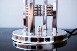 New Pamono Art Nouveau Table Lamp in the Style of Josef Hoffmann