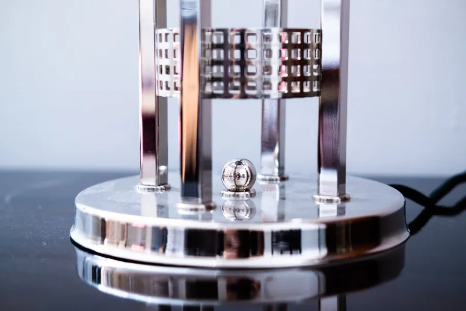 New Pamono Art Nouveau Table Lamp in the Style of Josef Hoffmann