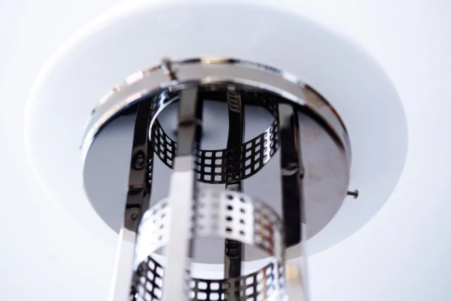 New Pamono Art Nouveau Table Lamp in the Style of Josef Hoffmann