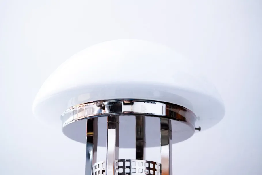 New Pamono Art Nouveau Table Lamp in the Style of Josef Hoffmann