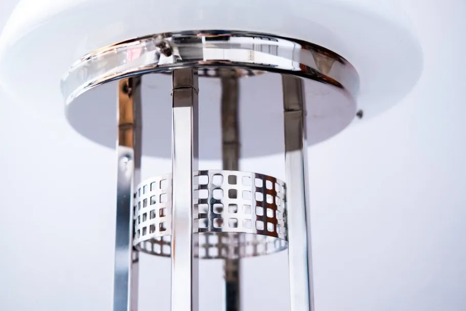 New Pamono Art Nouveau Table Lamp in the Style of Josef Hoffmann