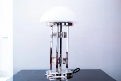 New Pamono Art Nouveau Table Lamp in the Style of Josef Hoffmann