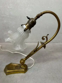 Sale Pamono Art Nouveau Table Lamp in Brass