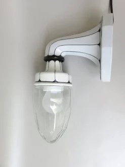 Hot Pamono Art Nouveau Wall Lamp in Porcelain