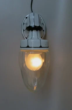 Hot Pamono Art Nouveau Wall Lamp in Porcelain