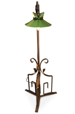 Online Pamono Art Nouveau Wrought Iron Floor Lamp
