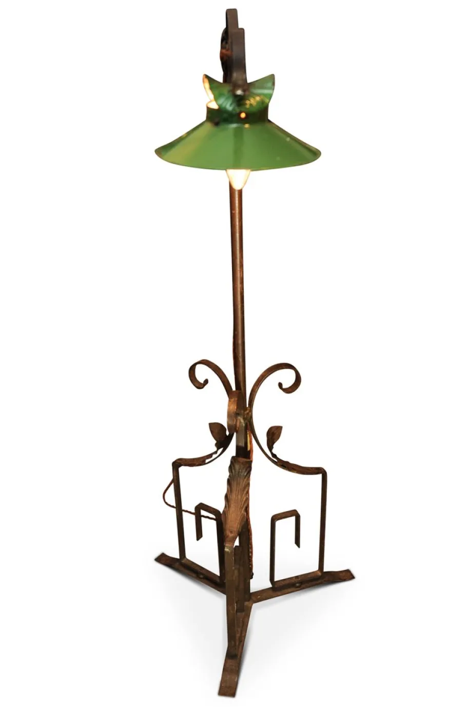 Online Pamono Art Nouveau Wrought Iron Floor Lamp