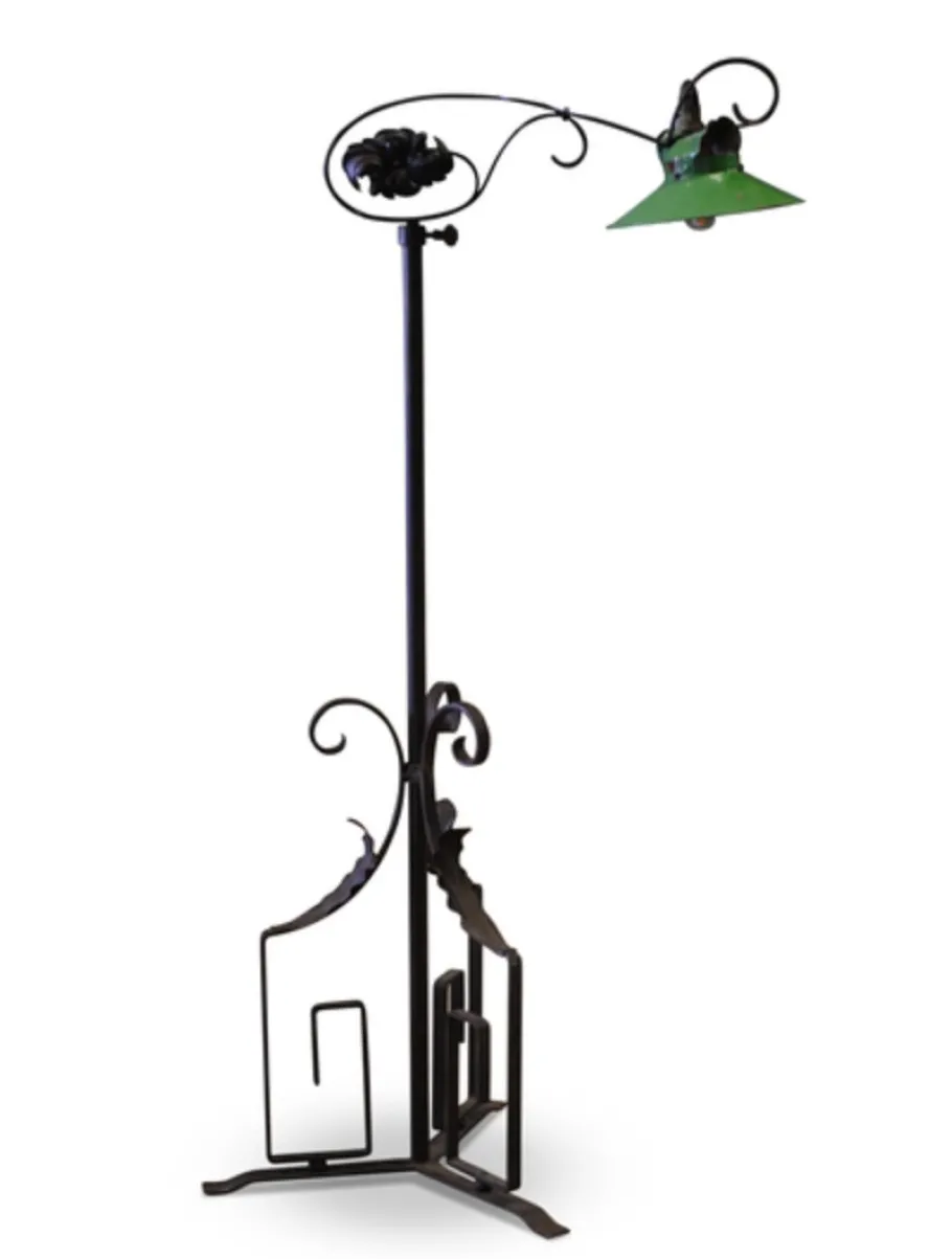 Online Pamono Art Nouveau Wrought Iron Floor Lamp