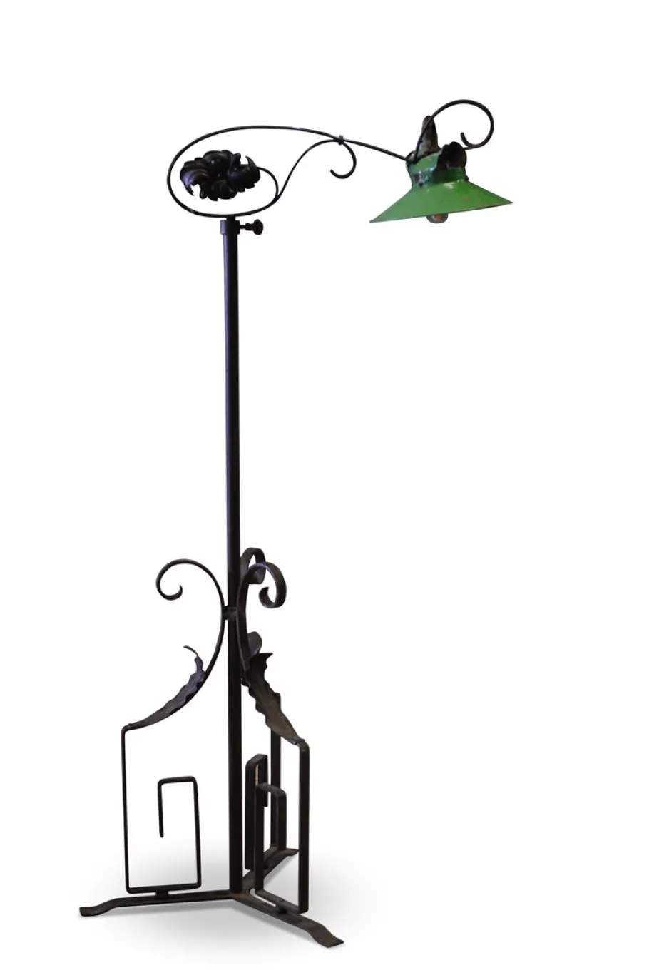 Online Pamono Art Nouveau Wrought Iron Floor Lamp