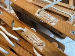 Clearance Pamono Articulated Accordion Wall Lights in Pine Wood from Translandia, Denmark, 1960, Set of 2