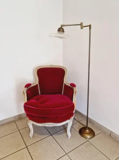 Online Pamono Articulated Brass Floor Lamp, 1970s