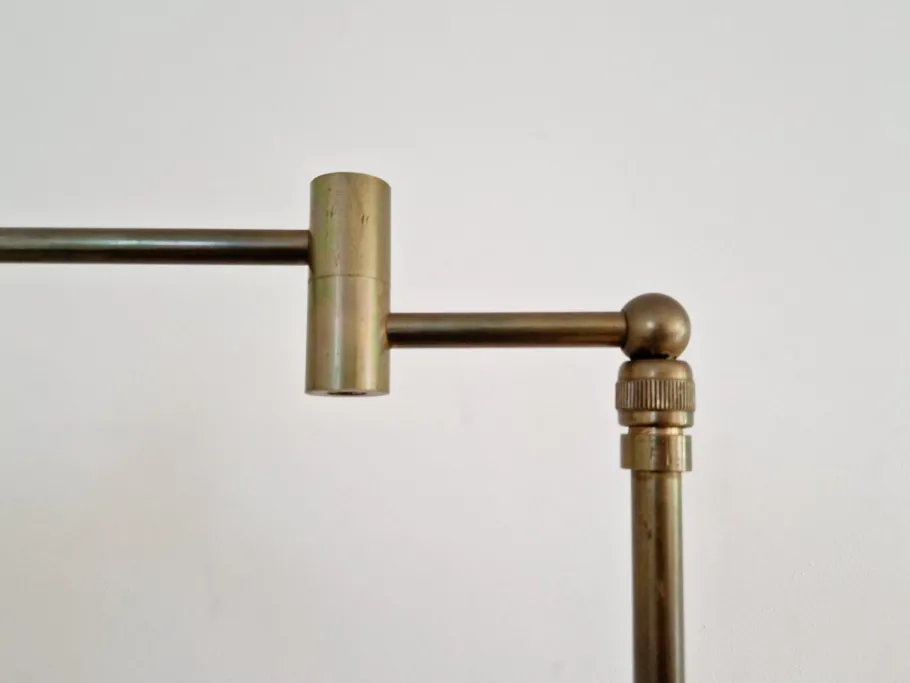 Online Pamono Articulated Brass Floor Lamp, 1970s