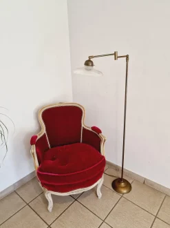 Online Pamono Articulated Brass Floor Lamp, 1970s