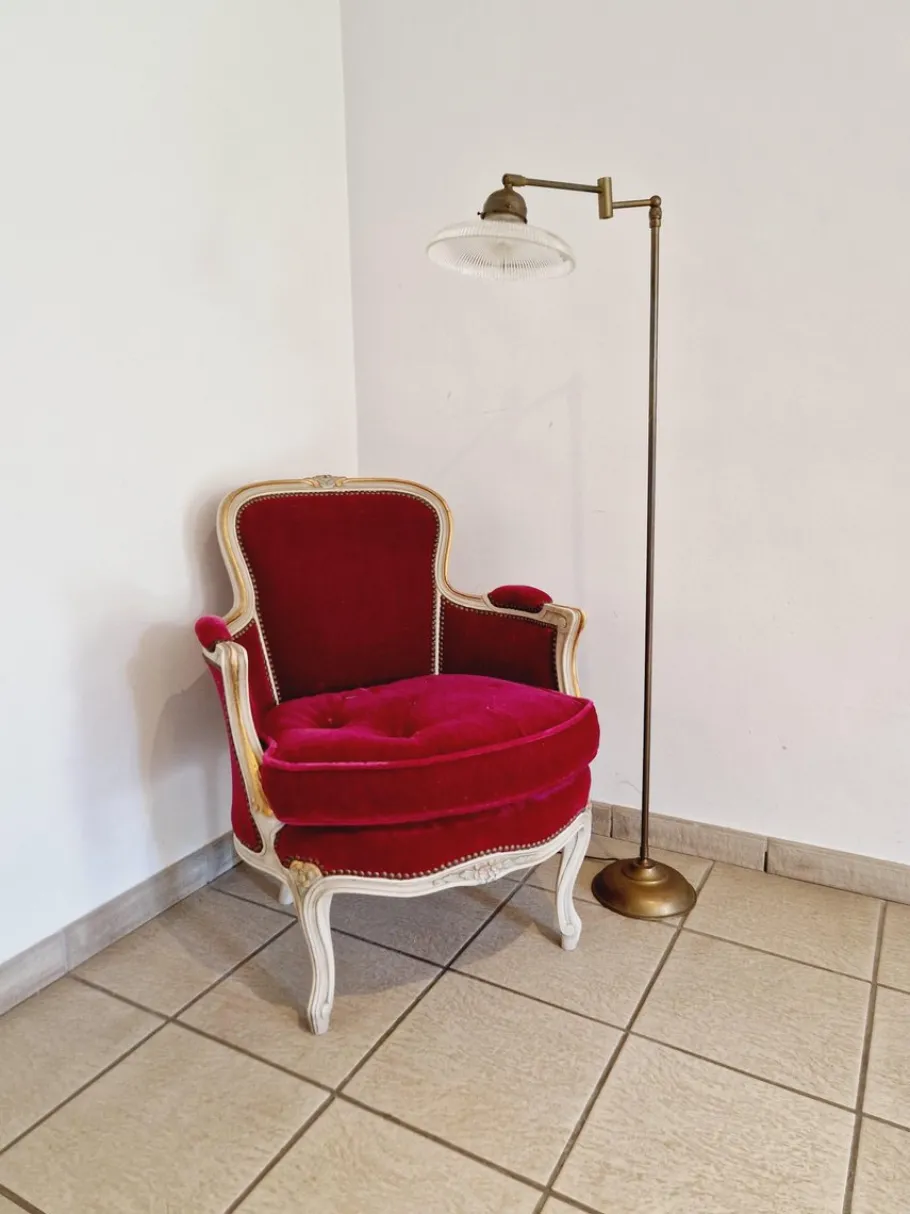 Online Pamono Articulated Brass Floor Lamp, 1970s