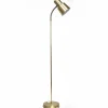 Discount Pamono Articulated Metal and Brass Floor Lamp from Ewa Varnamo, 1960s
