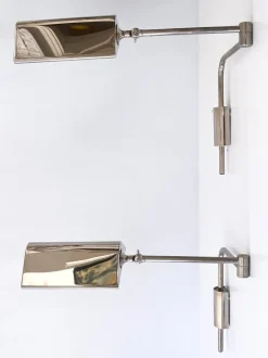 Hot Pamono Articulated Wall Lamps or Reading Lights by Florian Schulz, 1970s, Set of 2