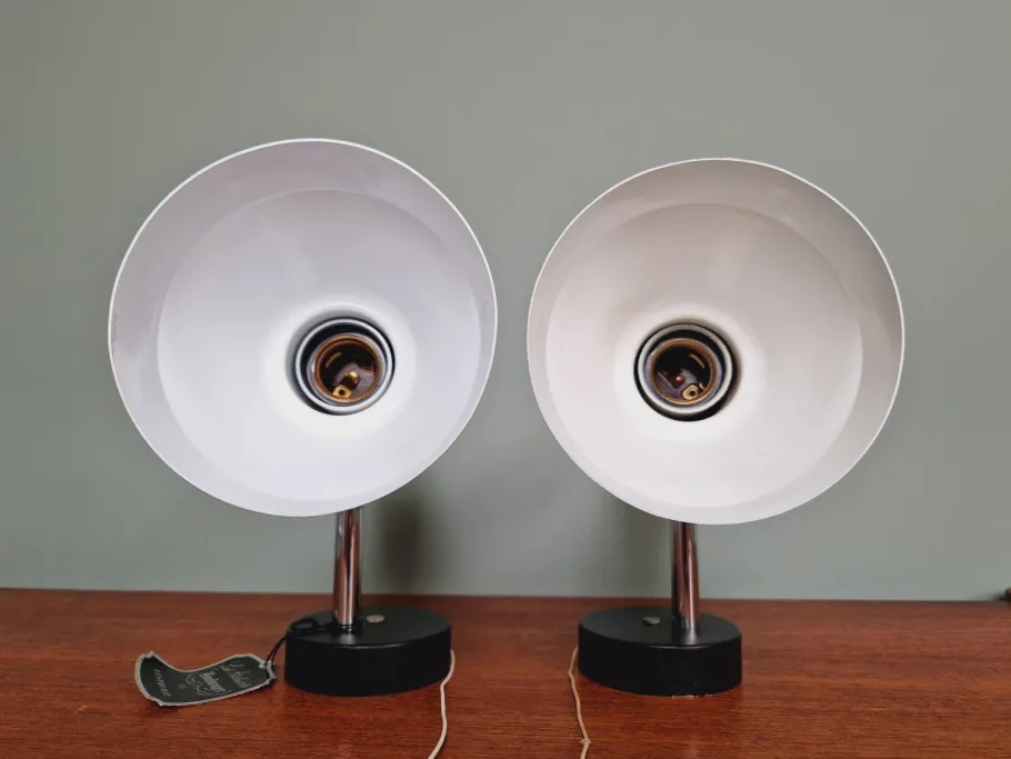 Clearance Pamono Articulated Wall Lights in Chromed Metal from Boulanger, Belgium, 1970s, Set of 2