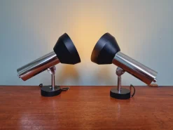 Clearance Pamono Articulated Wall Lights in Chromed Metal from Boulanger, Belgium, 1970s, Set of 2