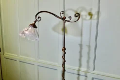 Hot Pamono Arts and Crafts Telescopic Floor Lamp, 1900s