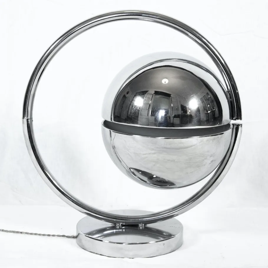 Online Pamono Astrolabe Table Lamp by Pierre Folie for Maison Charpentier, 1970s