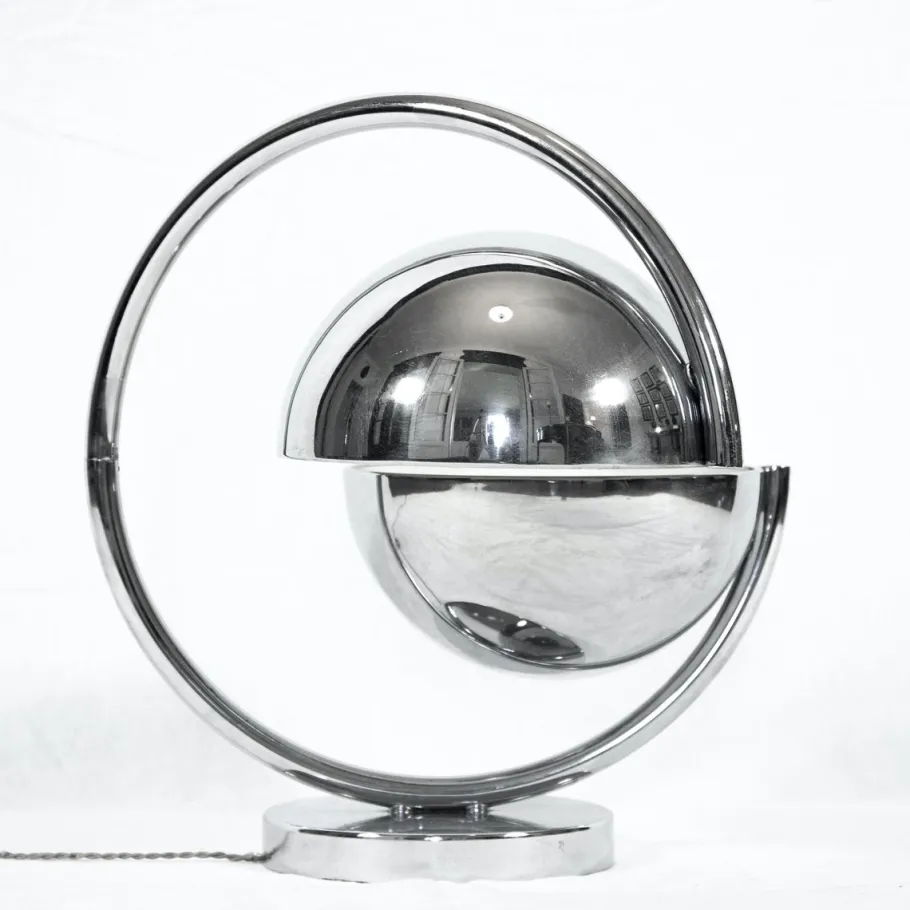 Online Pamono Astrolabe Table Lamp by Pierre Folie for Maison Charpentier, 1970s