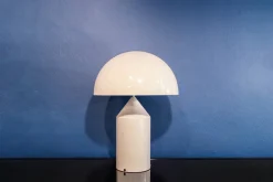 Pamono Atollo Table Lamp by Vico Magistretti for Oluce, Italy, 1977