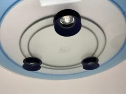 New Pamono Aurora Glass Light Pendant from Arteluce, 1980s