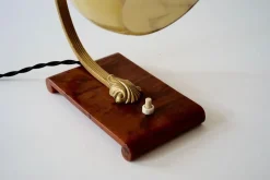 New Pamono Austrian Art Deco Bedside Table Lamp, 1920s