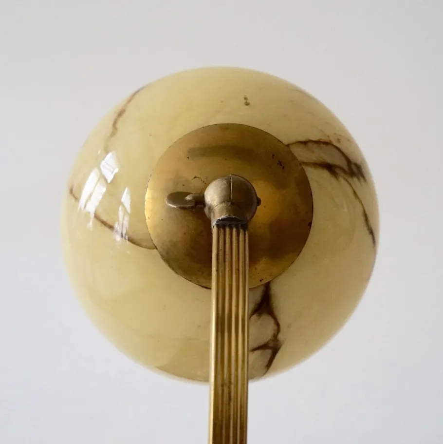 New Pamono Austrian Art Deco Bedside Table Lamp, 1920s