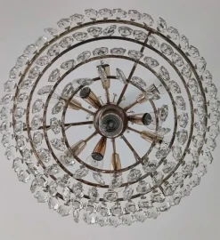 Online Pamono Austrian Chandelier in Chrom and Crystal Glass from Bakalowits & Söhne, 1960s
