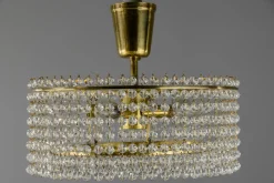 Discount Pamono Austrian Crystal Glass Chandelier by J. & L. Lobmeyr for Lobmeyr, 1960s