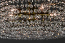 Discount Pamono Austrian Crystal Glass Chandelier by J. & L. Lobmeyr for Lobmeyr, 1960s