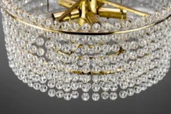 Discount Pamono Austrian Crystal Glass Chandelier by J. & L. Lobmeyr for Lobmeyr, 1960s