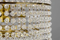 Discount Pamono Austrian Crystal Glass Chandelier by J. & L. Lobmeyr for Lobmeyr, 1960s