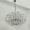 Hot Pamono Austrian Seven-Light Frosted Glass Chandelier in the style of Stölzle, 1960s