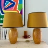 Sale Pamono Autumn Wooden Lamps, 1970, Set of 2